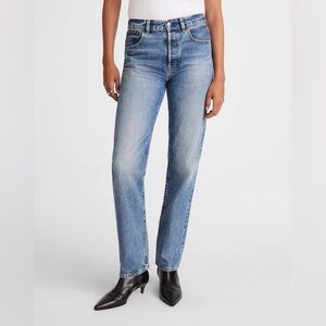 Madewell Longline Straight Jean in Atlin Wash